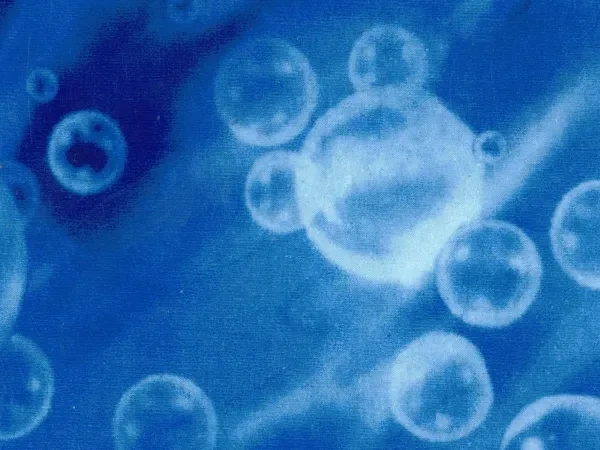 DECORAL modré bubliny ISD700
