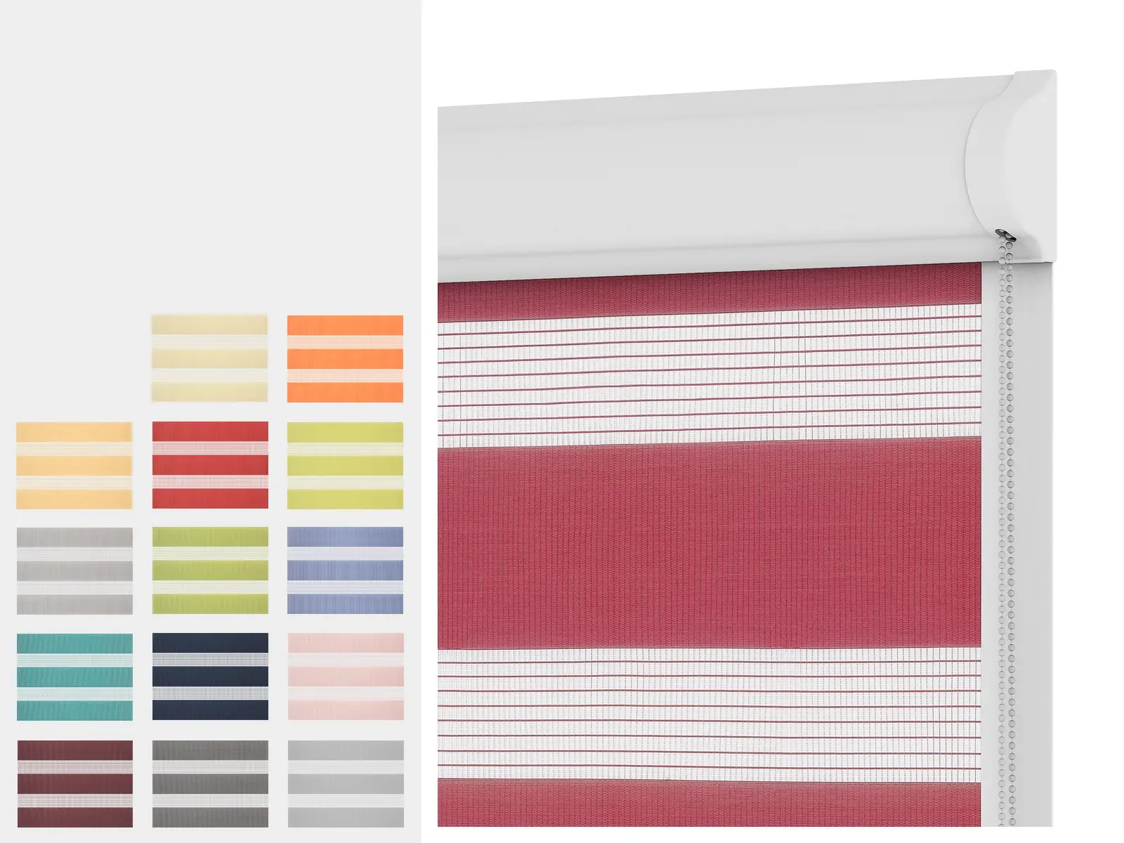 Roleta SWING - deň a noc - látka BAHAMA