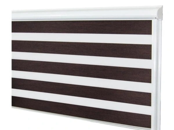 Roleta SWING - deň a noc - látka BLACK ELEGANCE 3