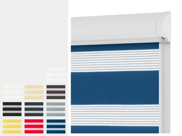 Roleta SWING - deň a noc - látka ZAKYNTHOS