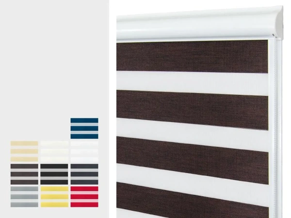 Roleta SWING - deň a noc - látka ZAKYNTHOS