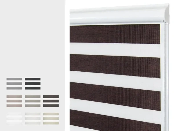 Roleta SWING - deň a noc - látka SUMATRA