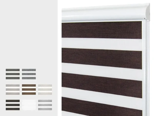 Roleta SWING - deň a noc - látka MALORKA