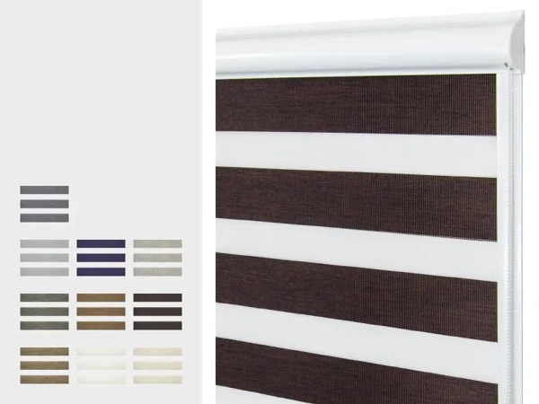 Roleta SWING - deň a noc - látka MAURÍCIUS